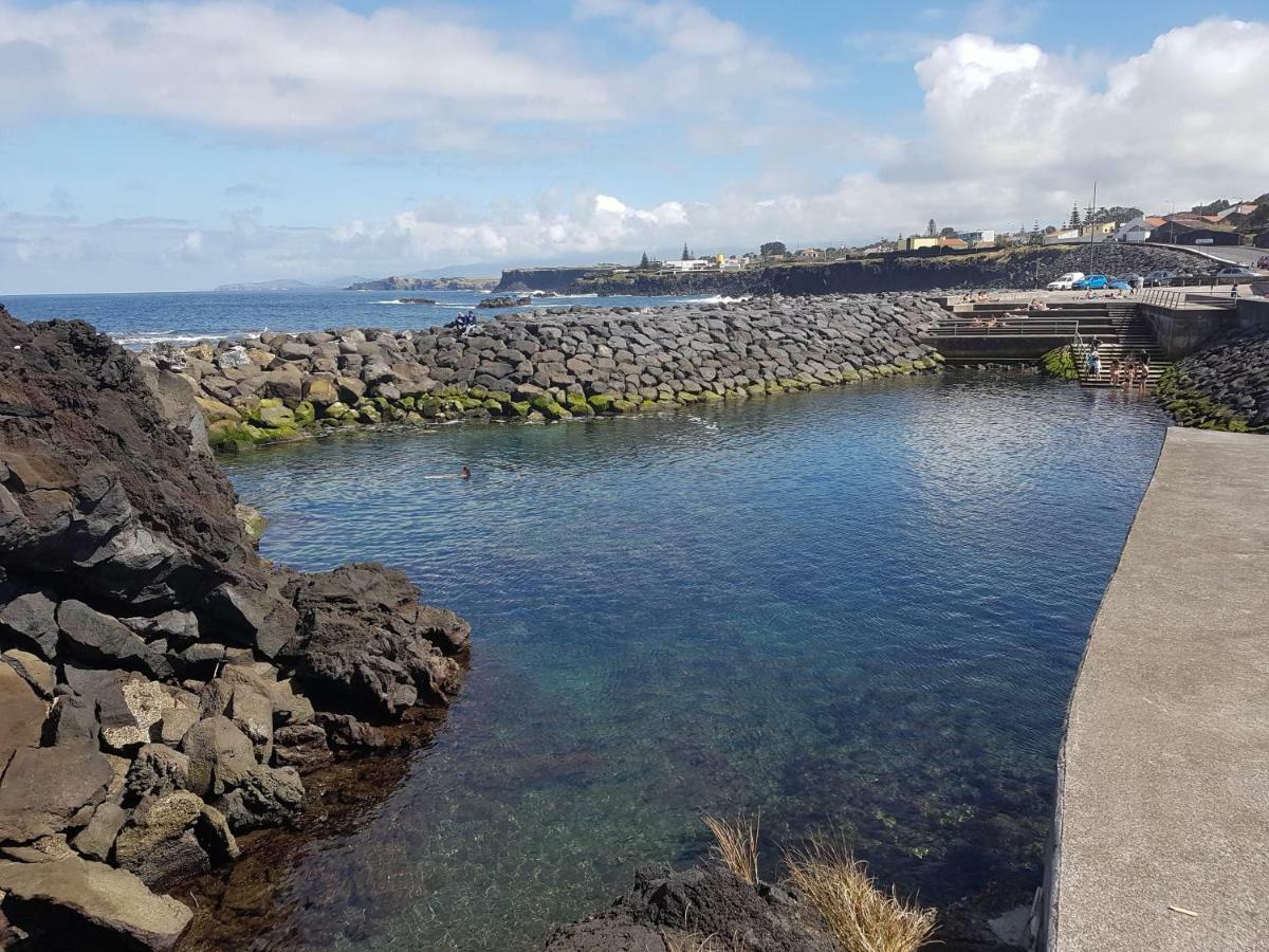 Seaside Azores Villa With Natural Pool, Terrace & Barbecue Capelas Dış mekan fotoğraf