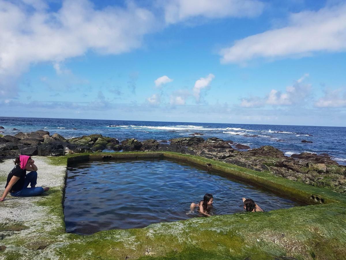 Seaside Azores Villa With Natural Pool, Terrace & Barbecue Capelas Dış mekan fotoğraf
