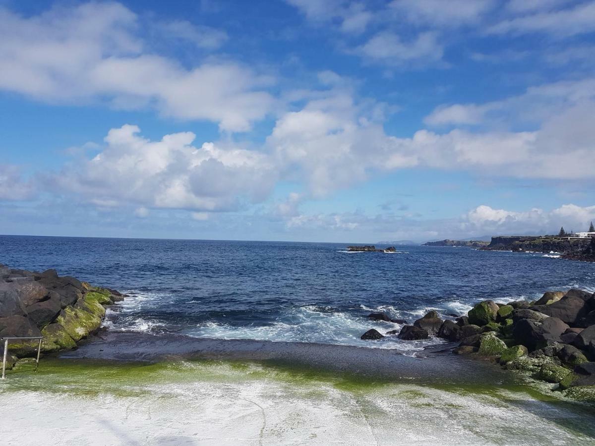 Seaside Azores Villa With Natural Pool, Terrace & Barbecue Capelas Dış mekan fotoğraf