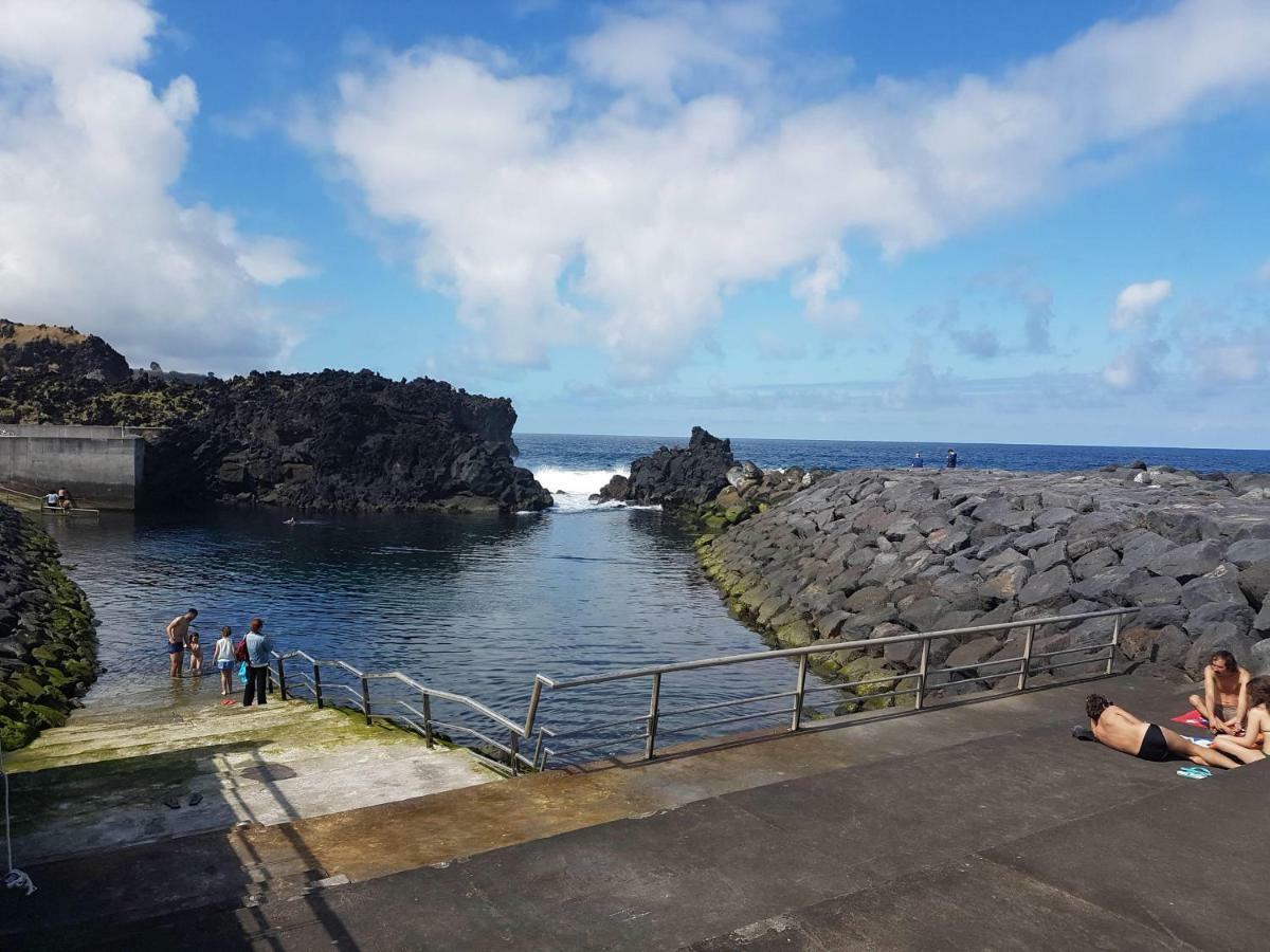 Seaside Azores Villa With Natural Pool, Terrace & Barbecue Capelas Dış mekan fotoğraf
