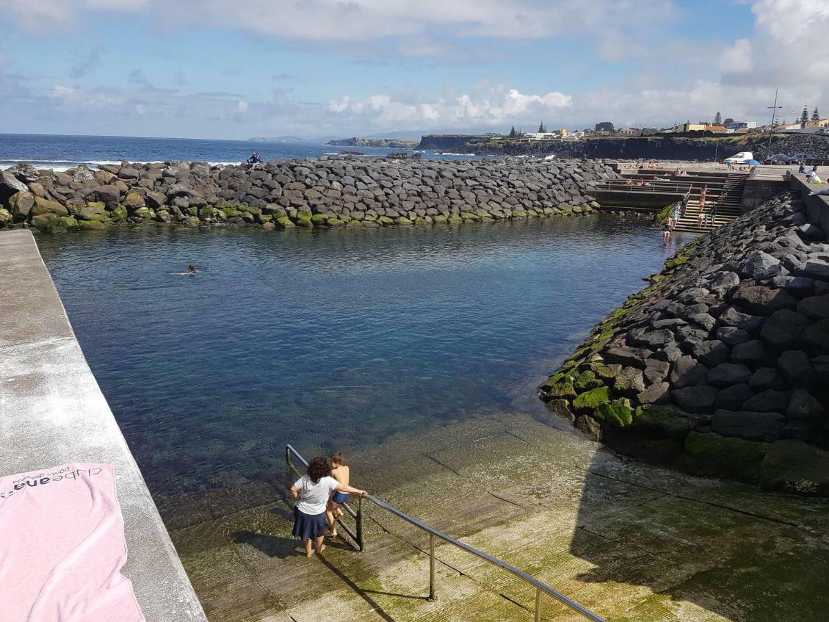 Seaside Azores Villa With Natural Pool, Terrace & Barbecue Capelas Dış mekan fotoğraf